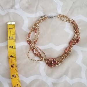 Earthy beaded necklace